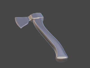 axe Model Cetak 3D