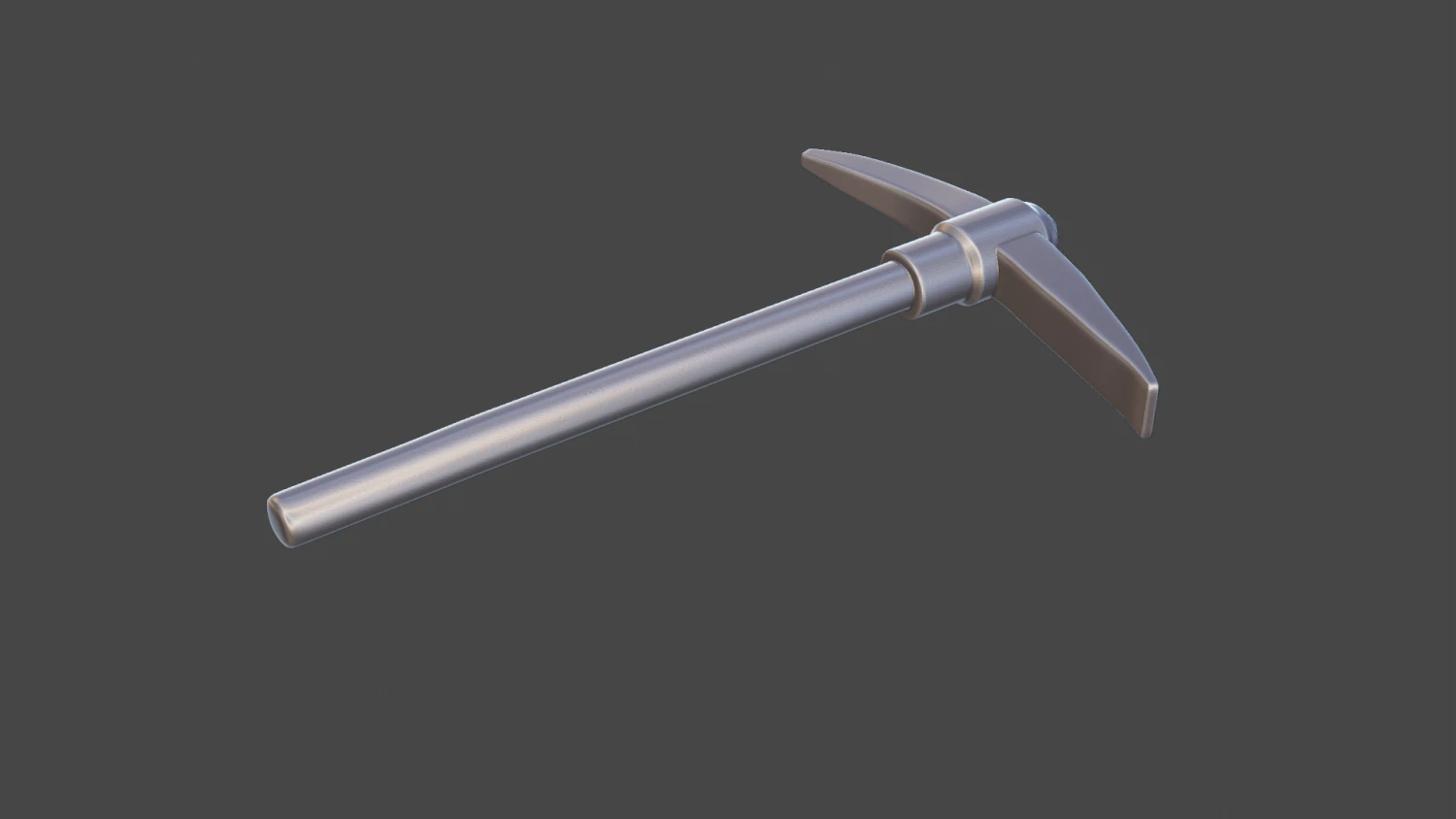 pickaxe 3D Print Model .c4d .max .obj .3ds .fbx .stl .blend 