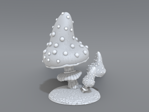 mushroom 3D 打印模型