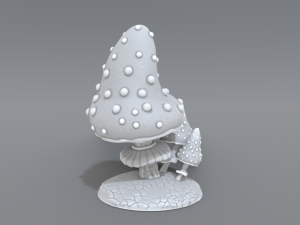 mushroom 3D 打印模型