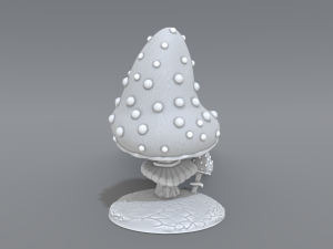 mushroom 3D 打印模型