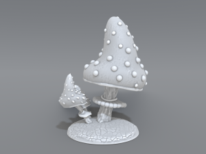 mushroom 3D 打印模型