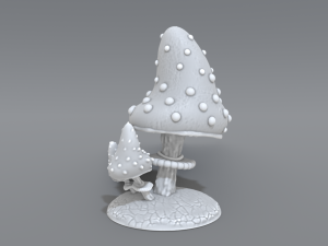 mushroom 3D 打印模型