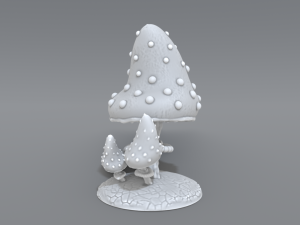 mushroom 3D 打印模型