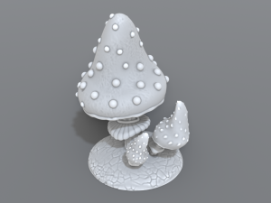mushroom 3D 打印模型