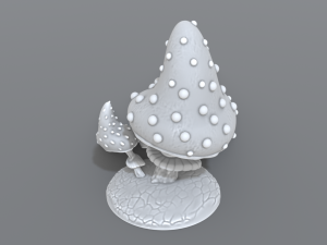 mushroom 3D 打印模型
