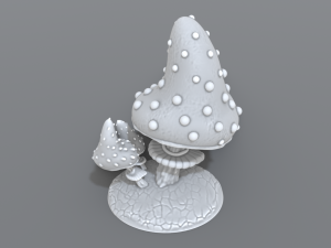 mushroom 3D 打印模型