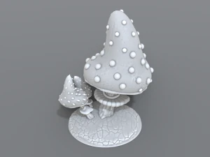 mushroom 3D Print Model