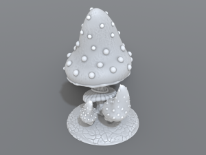 mushroom 3D 打印模型