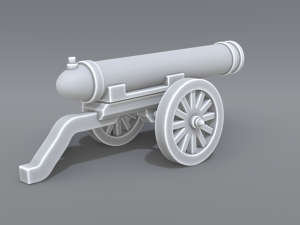 cannon Model do druku 3D