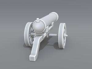cannon Model do druku 3D