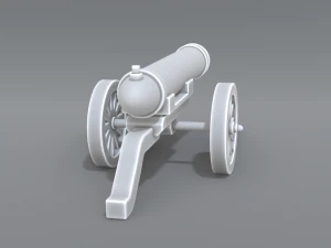 cannon 3D Print Model