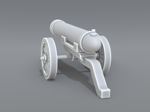 cannon Model do druku 3D