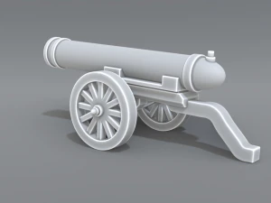 cannon 3D Print Model