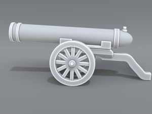 cannon Model do druku 3D