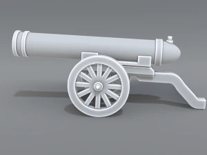 cannon 3D Print Model