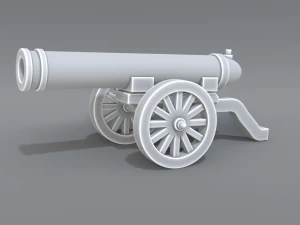 cannon 3D Print Model
