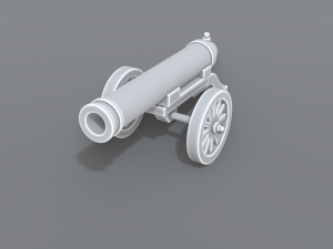 cannon Model do druku 3D