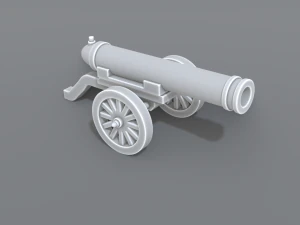 cannon 3D Print Model