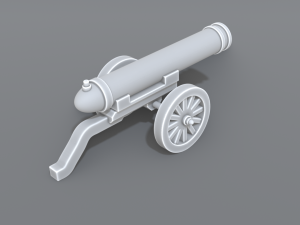 cannon Model do druku 3D