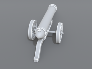 cannon Model do druku 3D