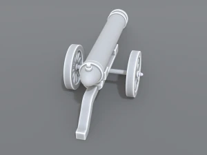 cannon 3D Print Model