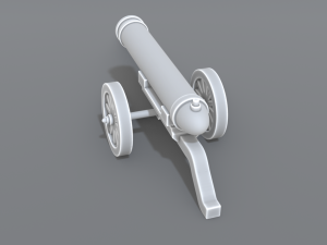 cannon Model do druku 3D
