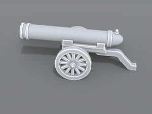 cannon 3D Print Model