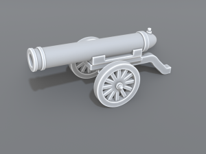 cannon Model do druku 3D