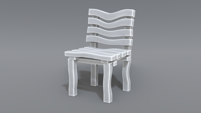 chair 3D Print Model .c4d .max .obj .3ds .fbx .stl .blend 
