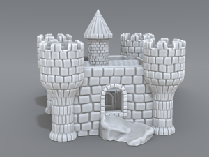 castle Modelo de Impressão 3D
