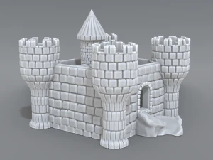 castello Modello di stampa 3D