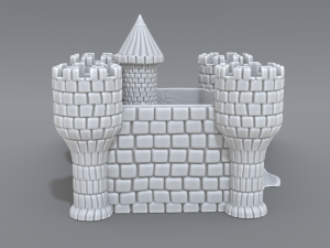 castle Modelo de Impressão 3D