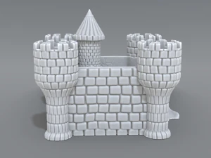 castello Modello di stampa 3D