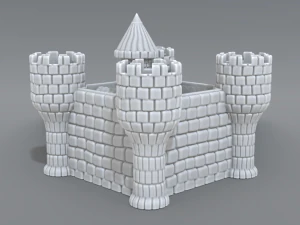 castello Modello di stampa 3D