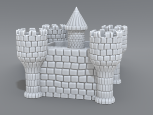 castle Modelo de Impressão 3D