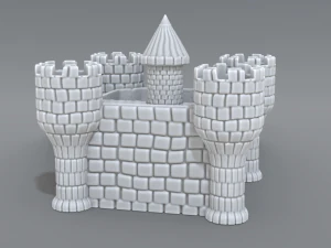castello Modello di stampa 3D