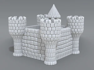 castello Modello di stampa 3D