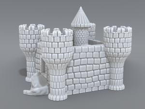 castle Modelo de Impressão 3D