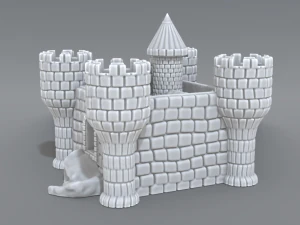 castello Modello di stampa 3D