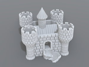castle Modelo de Impressão 3D