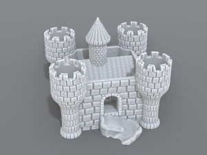 castello Modello di stampa 3D