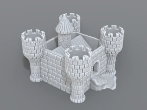 castello Modello di stampa 3D