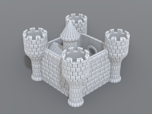 castle Modelo de Impressão 3D