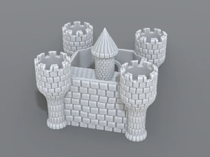 castello Modello di stampa 3D
