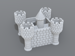castle Modelo de Impressão 3D