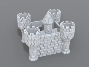 castello Modello di stampa 3D