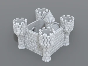 castello Modello di stampa 3D