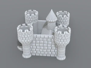 castello Modello di stampa 3D