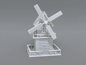 mill 3D Print Model